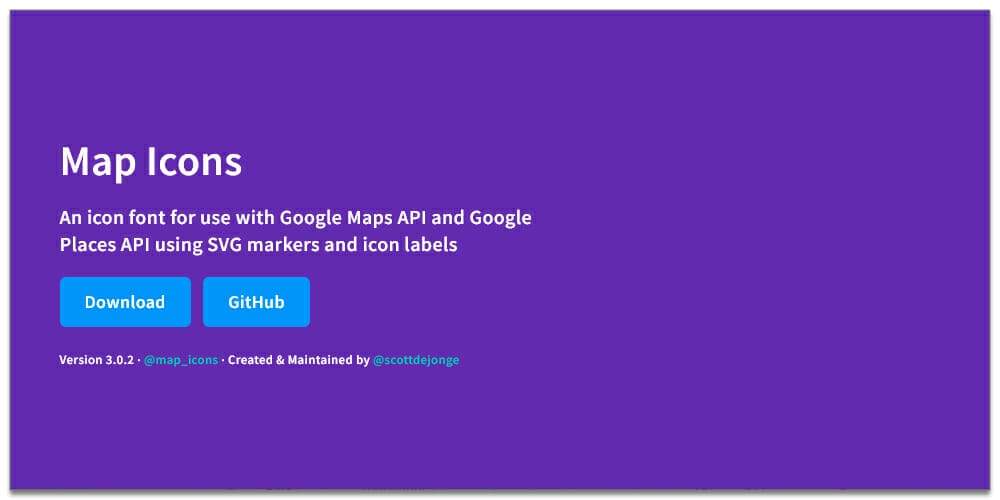 Useful Free Icon Fonts 50 Map Icons