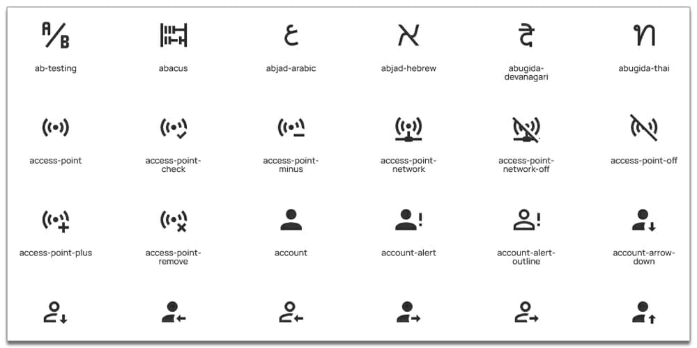 Material Design Icons