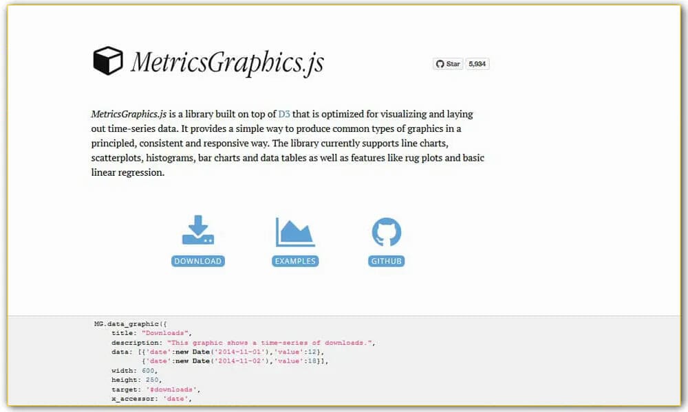 MetricsGraphics.js