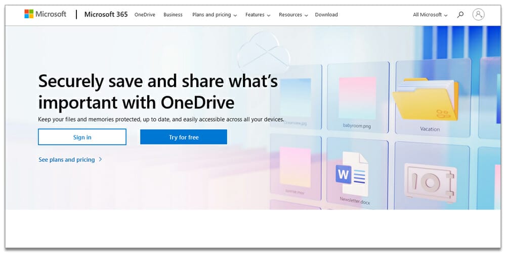 Microsoft Onedrive