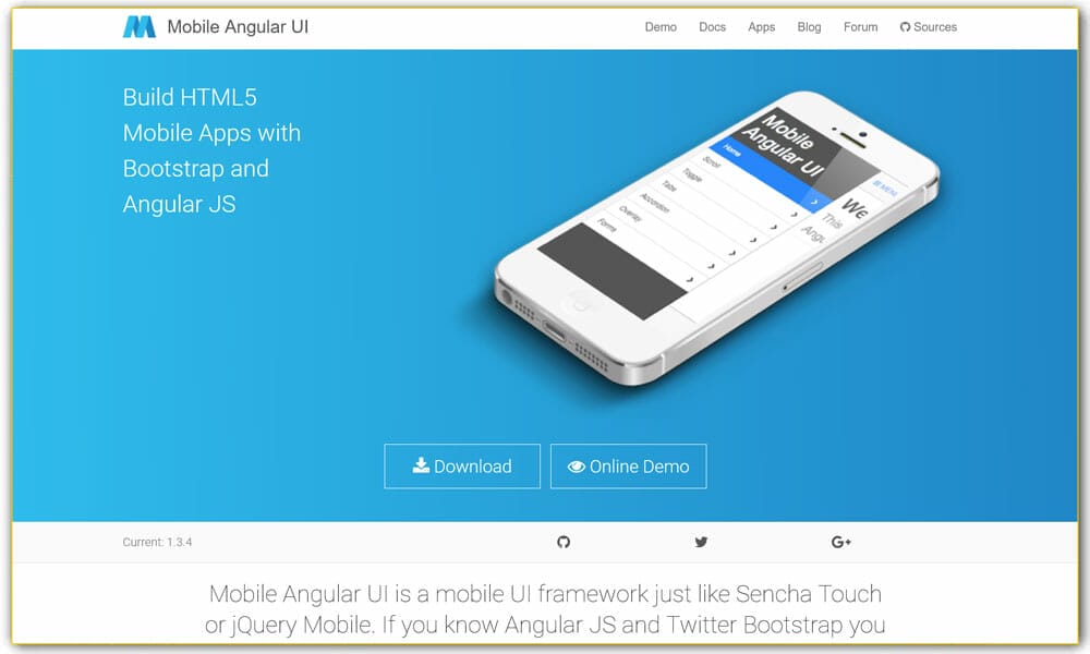 Mobile Angular UI