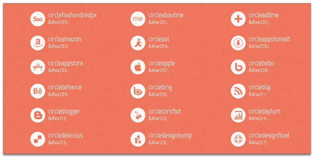 Useful Free Icon Fonts 38 Mono Social Icons Font
