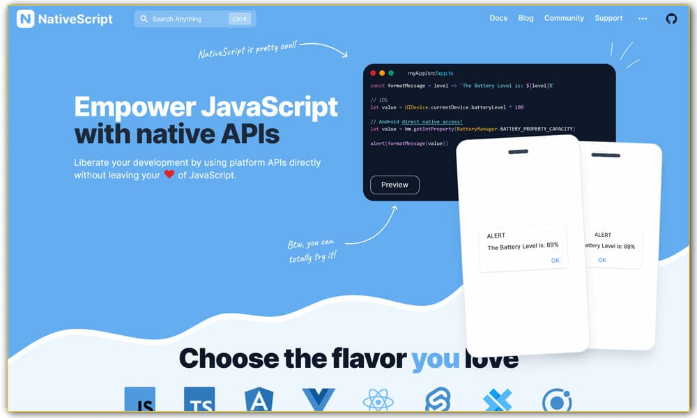 NativeScript