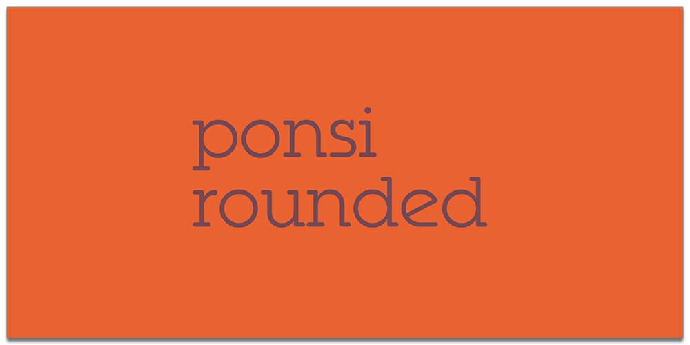 Ponsi Rounded Slab