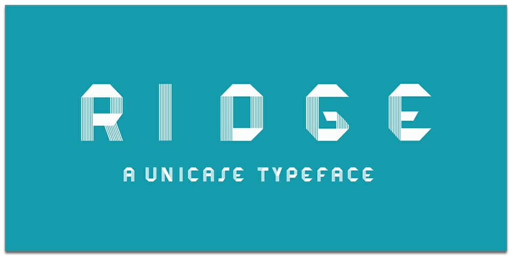 Ridge-Typeface Ridge Typeface