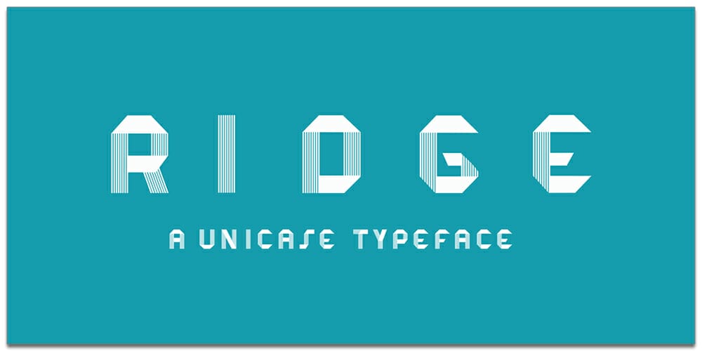 Ridge Typeface