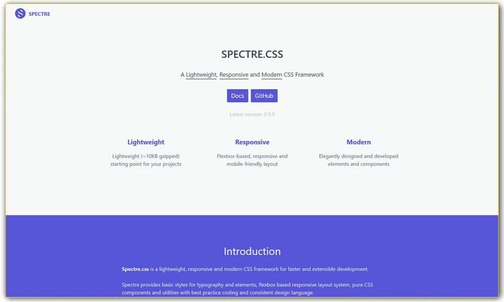 Spectre.css