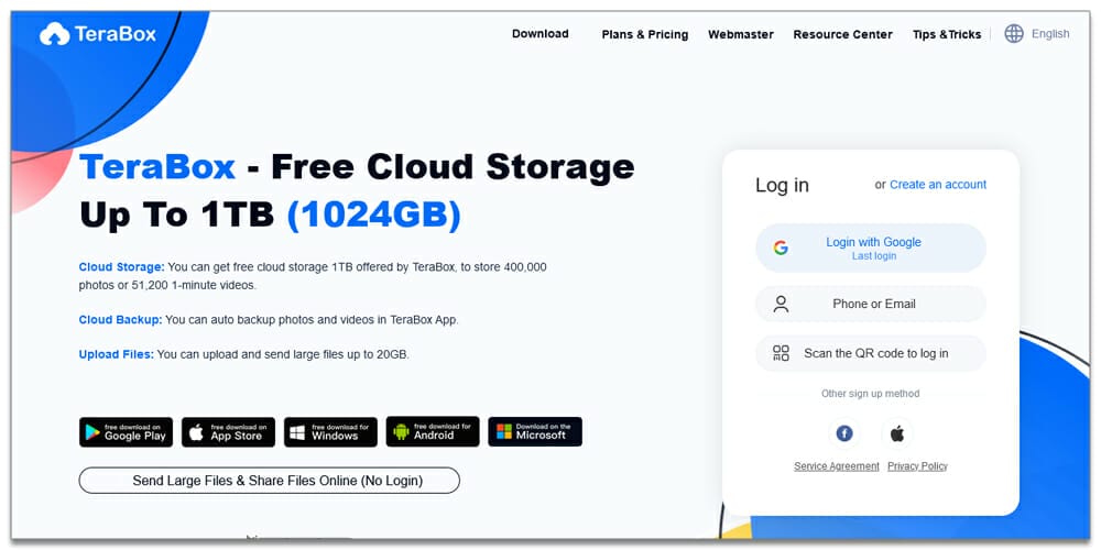 10 Best Free Cloud Storage Services 17 Terabox