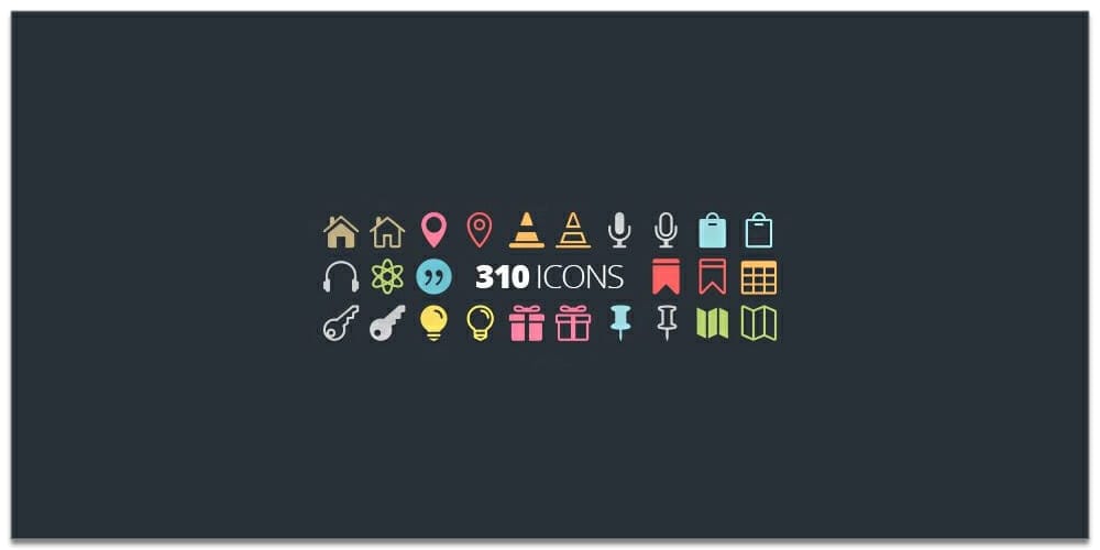 The Elegant Icon Font