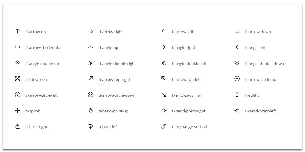 Themify Icons