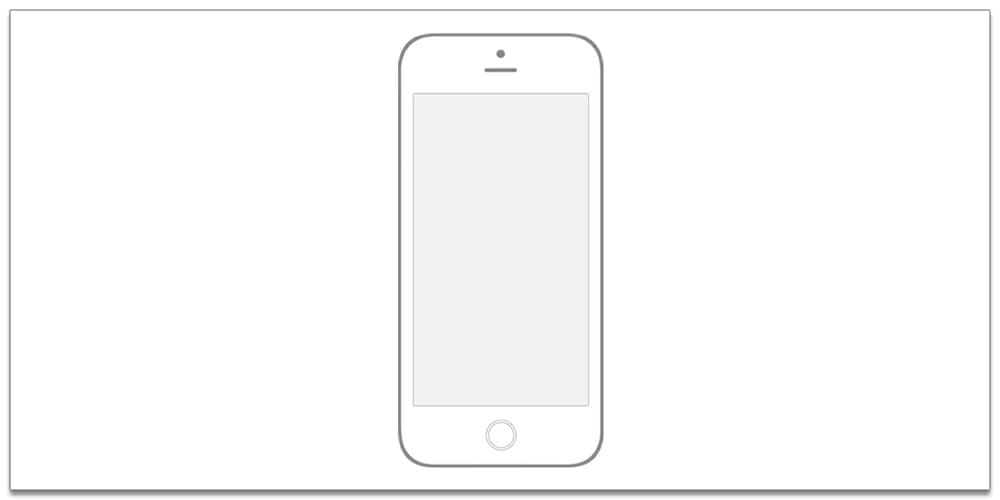 Latest Collection of iPhone Wireframe PSDs 5 Transparent Iphone 6 Wireframe PSD
