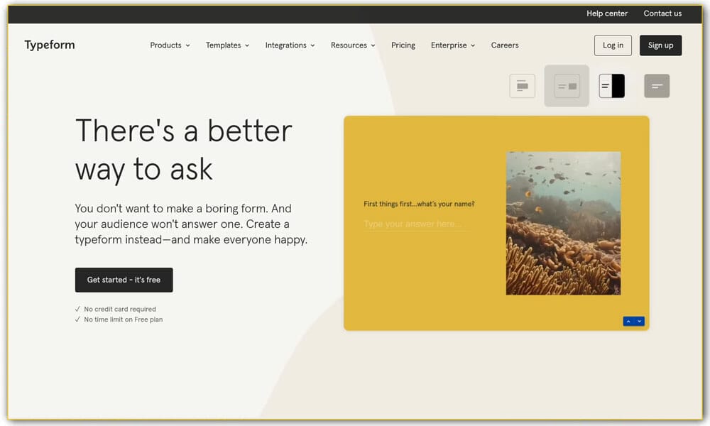 100+ Best Collection of Web Form Builders 10 Typeform