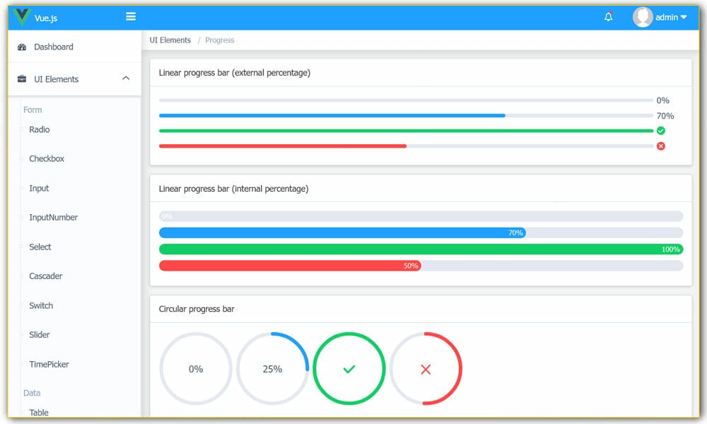 Vue Admin