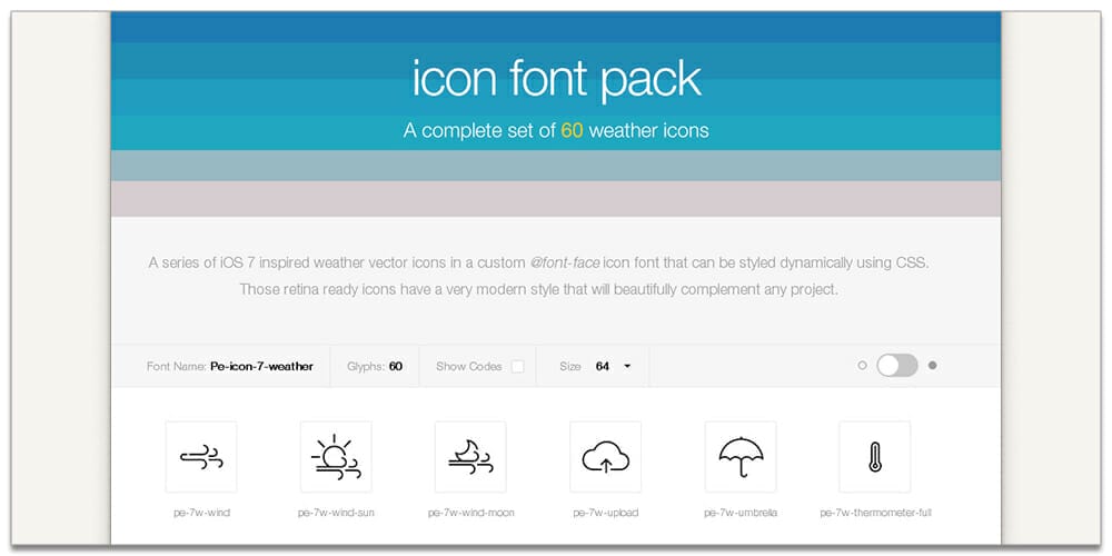 Useful Free Icon Fonts 14 Weather 7 Icon Font