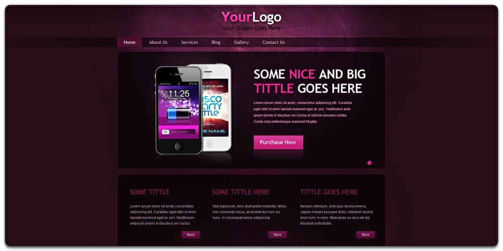 Dark-Portfolio-PSD-Website-Template Dark Portfolio Website Template