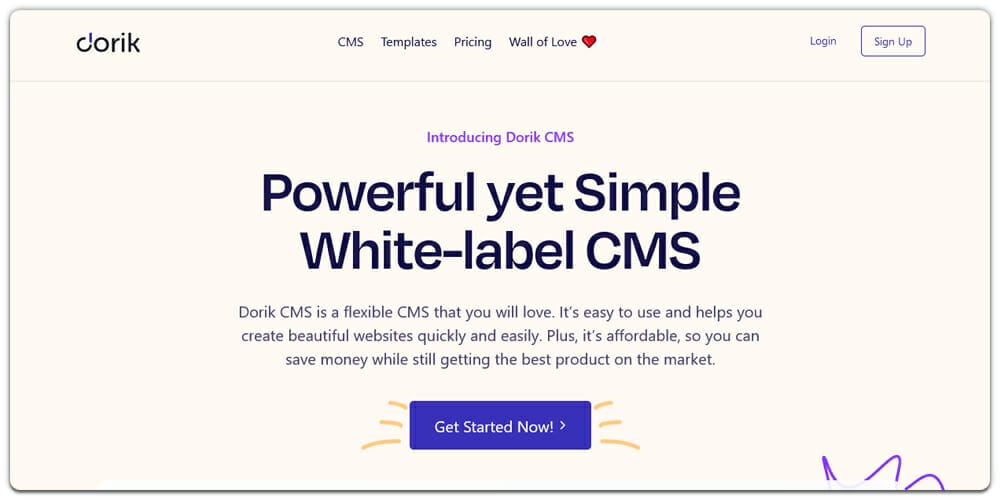 Dorik CMS