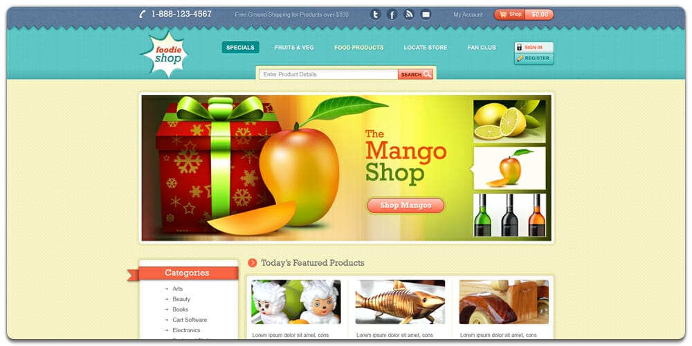 Ecommerce Website Template