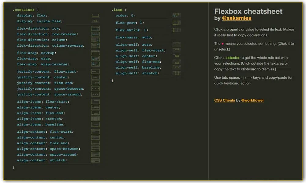 Flexbox Cheatsheet