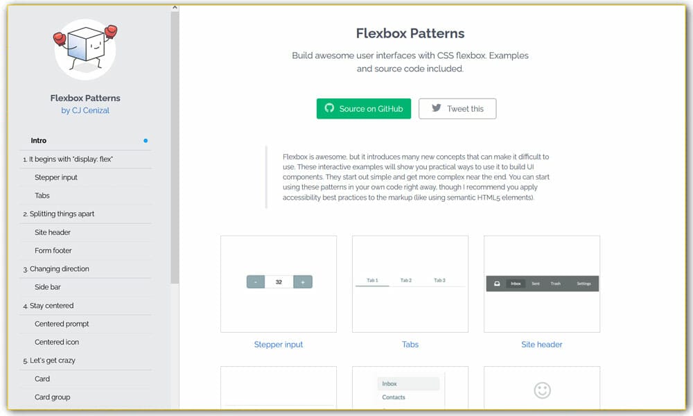 Flexbox Patterns