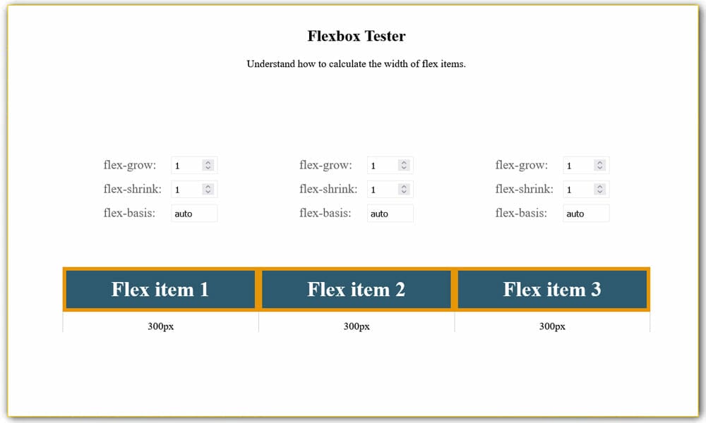 Flexbox Tester