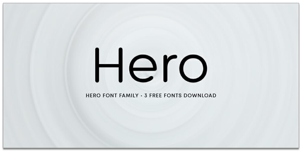 Hero-Free-Font Hero Font