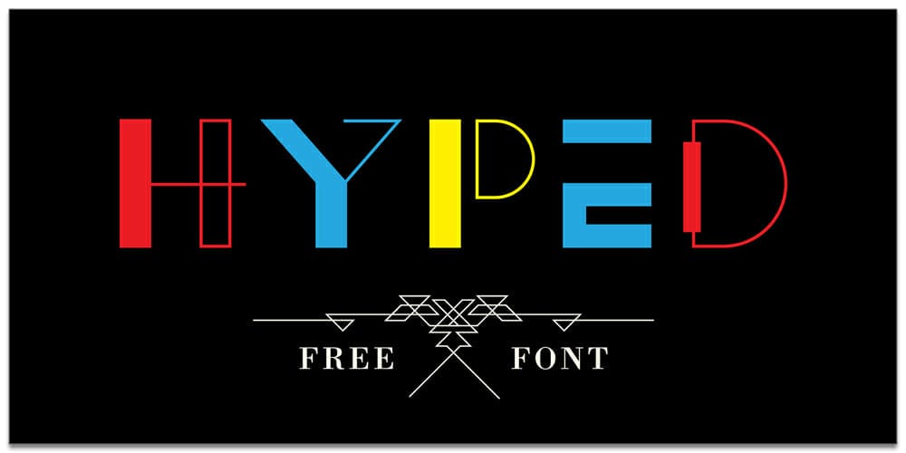 Hyped-Free-Font Hyped Font