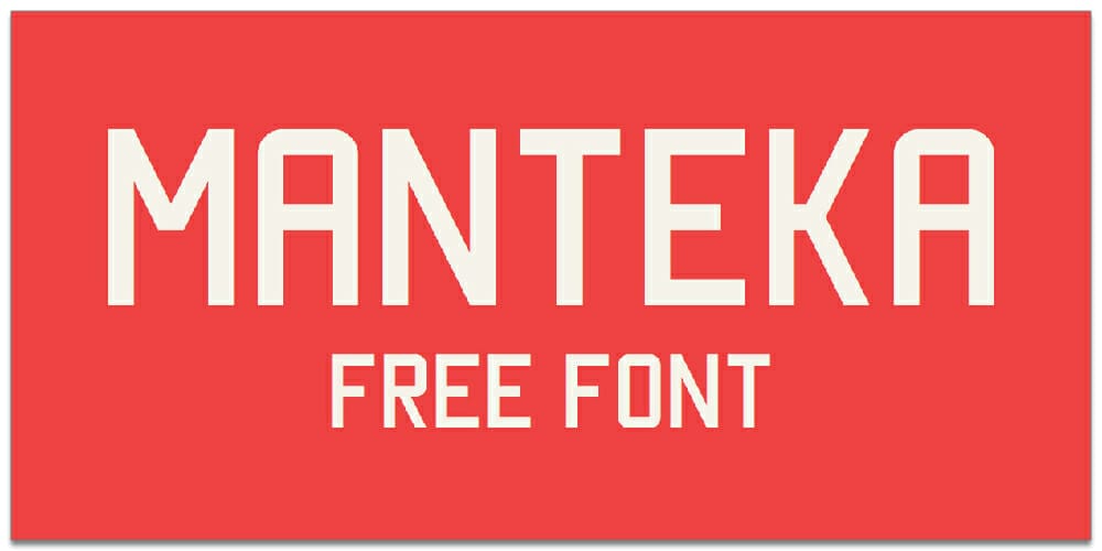 Manteka-Free-Font Manteka Font