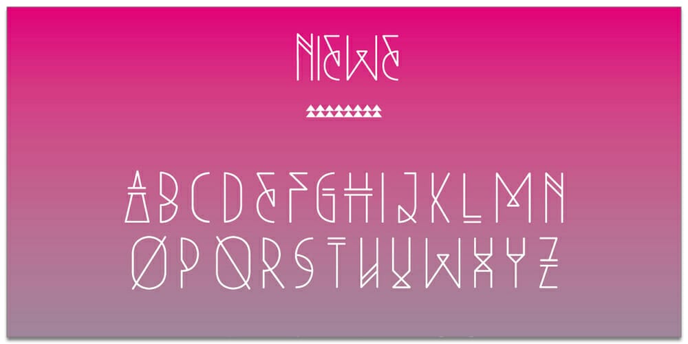 Niewe-Free-Font Niewe Font