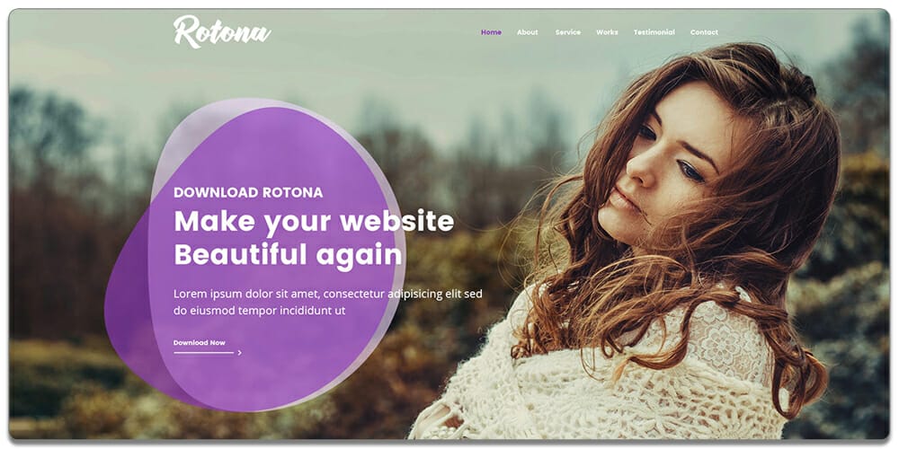 Free Agency Website Templates PSD 10 Rotona Creative Web Template