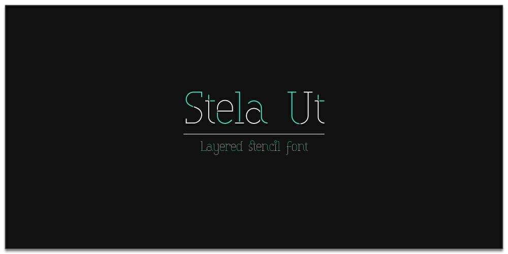 Stela Ut Font