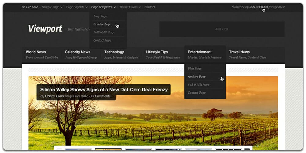 ViewPort--Magazine-Site-Template ViewPort Magazine Site Template