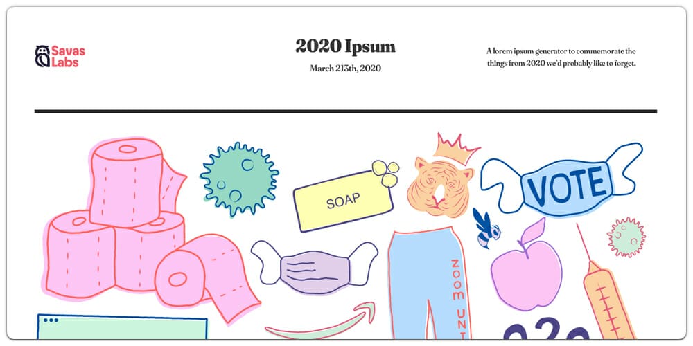 Dummy Text Generators and Tools 33 2020 Ipsum