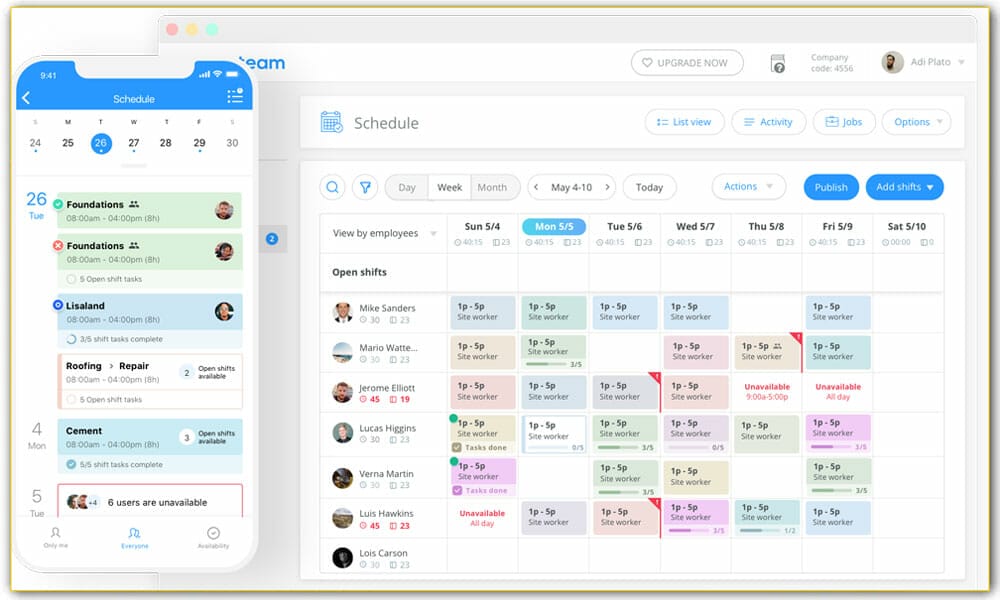 10+ Best Work Schedule Software 2023 6 Connecteam