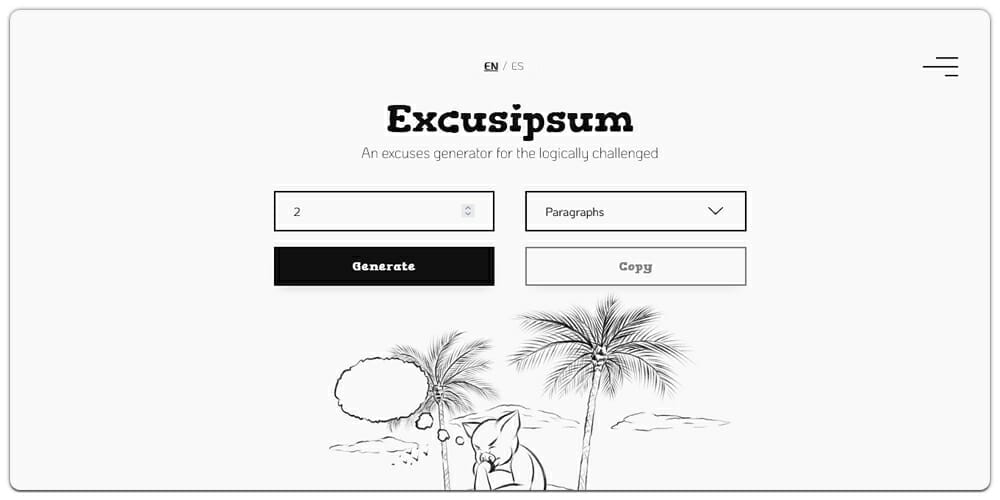 Dummy Text Generators and Tools 21 Excusipsum