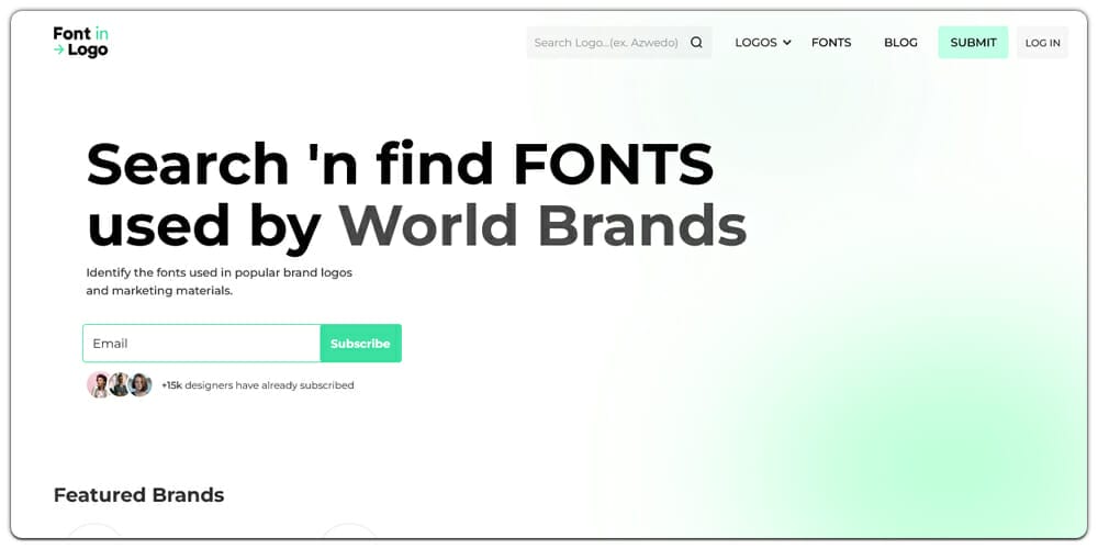 10+ Best Tools for Designers to Find Best Fonts 22 Font in Logo