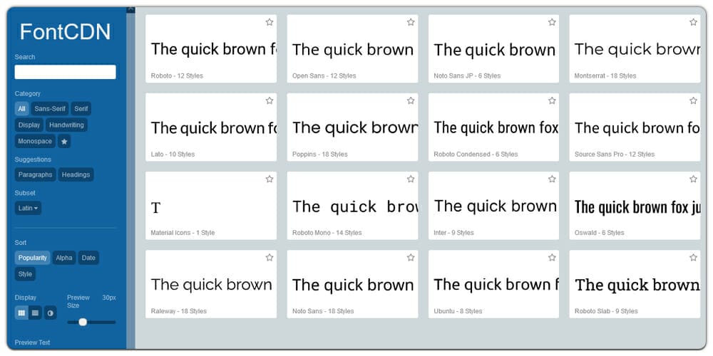 10+ Best Tools for Designers to Find Best Fonts 19 FontCDN