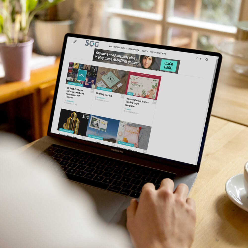 Free Laptop Display Mockup PSD 1 Free Laptop Display Mockup PSD