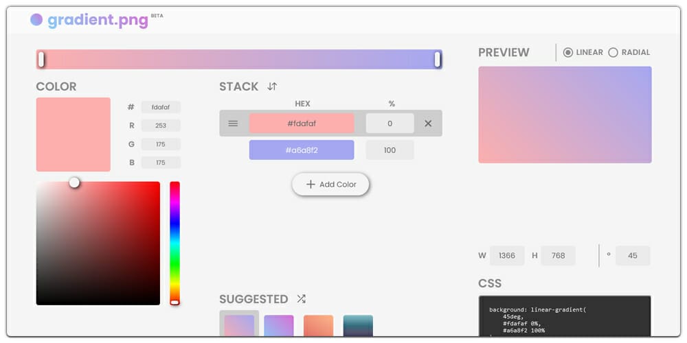 The Top Free CSS Gradient Generators 18 Gradient PNG