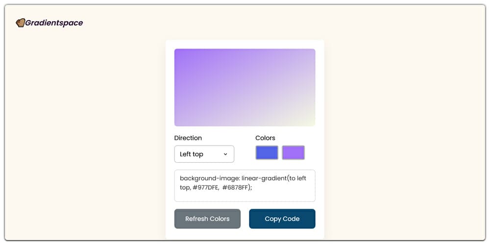 The Top Free CSS Gradient Generators 23 Gradientspace