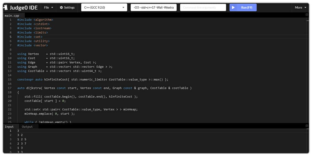 Excellent Online Code Editors 30 Judge0 IDE