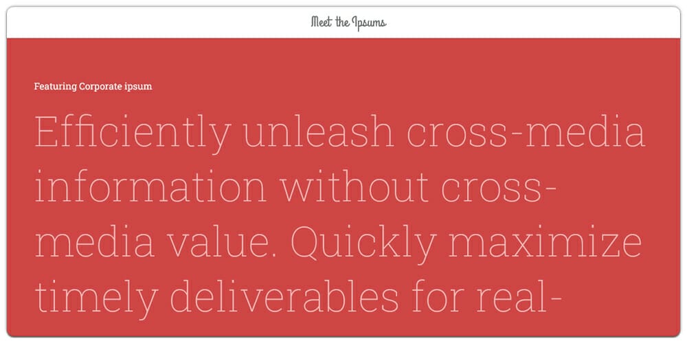 Dummy Text Generators and Tools 19 Meet the Ipsums