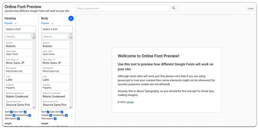 10+ Best Tools for Designers to Find Best Fonts 28 Online Font Preview