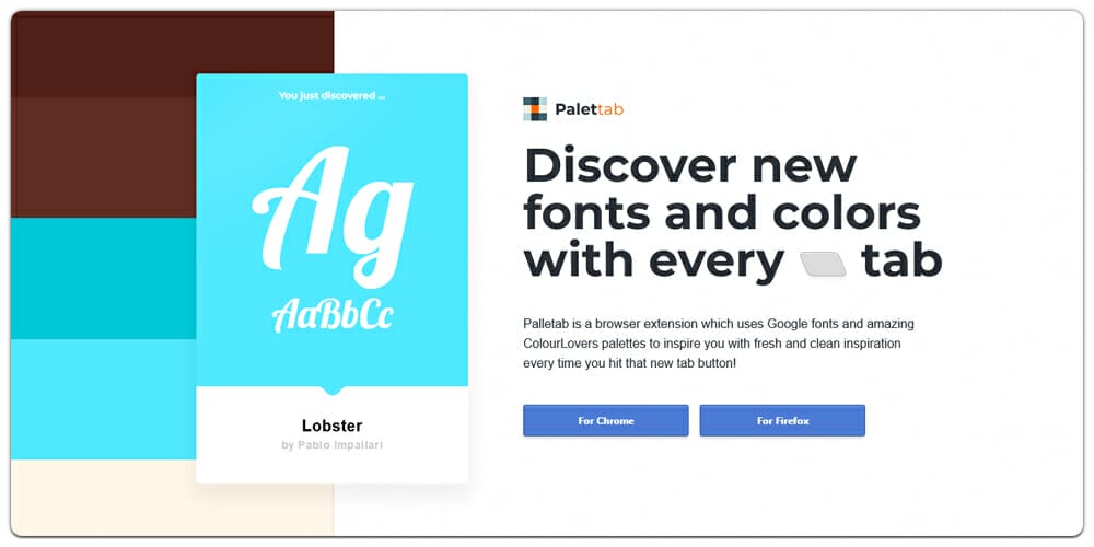 10+ Best Tools for Designers to Find Best Fonts 50 Palettab