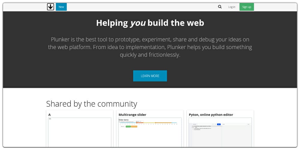 Excellent Online Code Editors 34 Plnkr