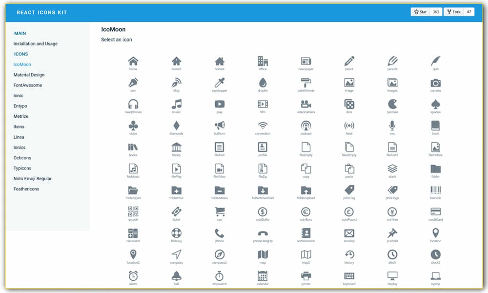 15+ Best React Icon Libraries 11 React Icons Kit