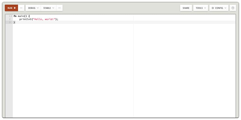 Excellent Online Code Editors 27 Rust Playground