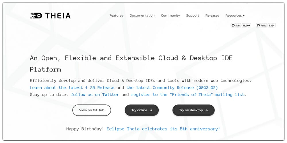 Excellent Online Code Editors 8 Theia