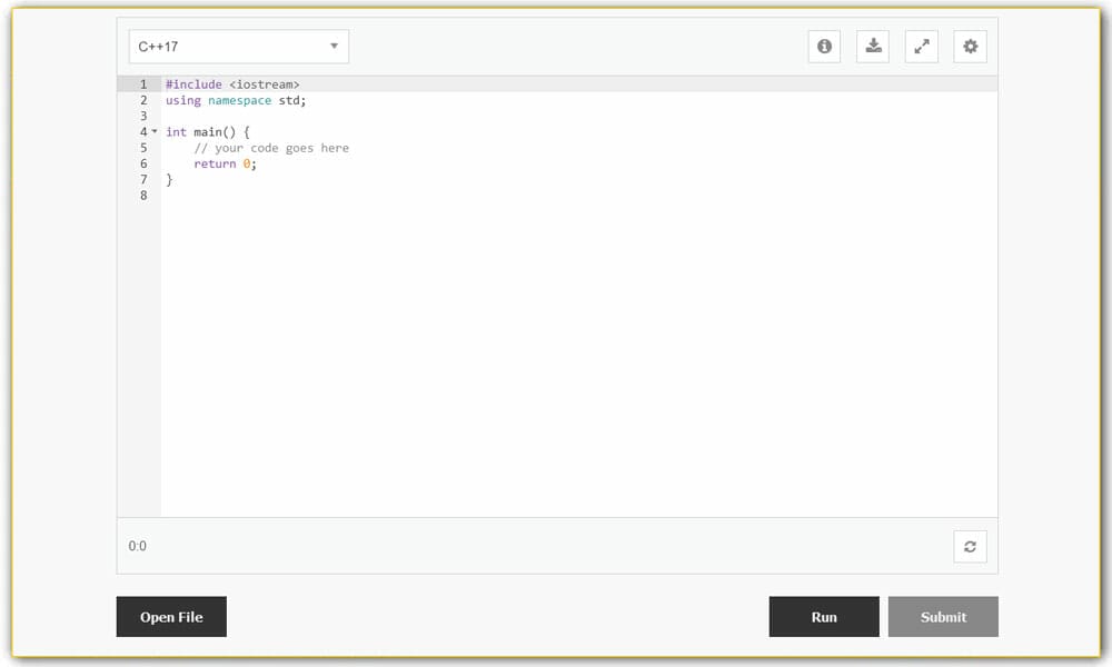 15+ Best Online C++ Compilers 2023 8 CodeChef