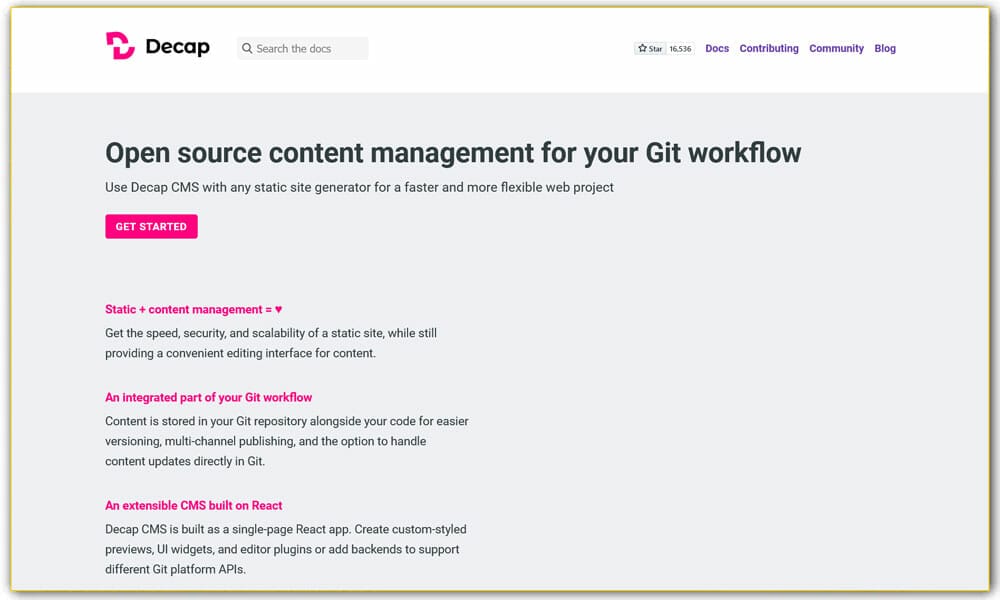 15+ Top Static Site Generators for 2025 8 Decap CMS
