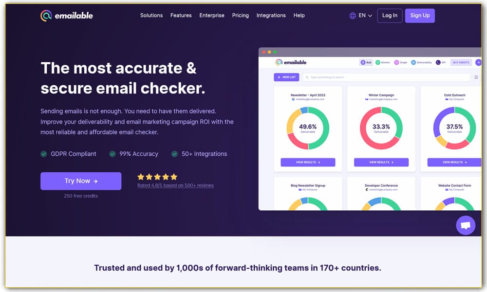 15+ Best Email Verification Services 2023 4 Emailable